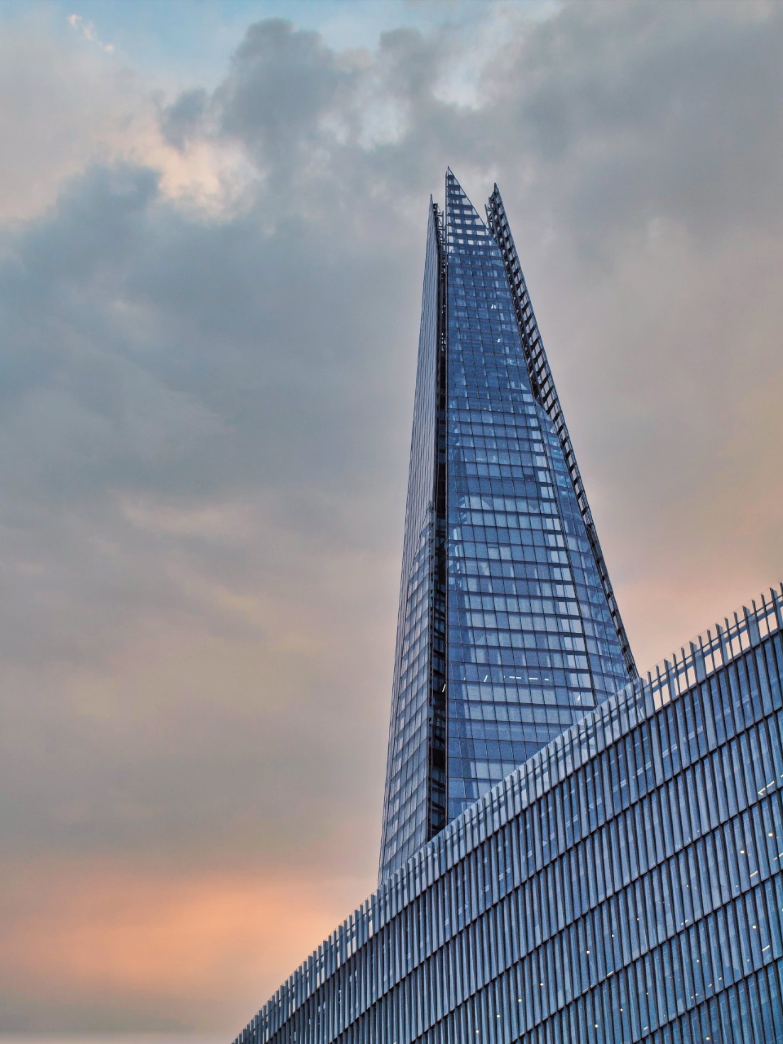 A modern residential tower